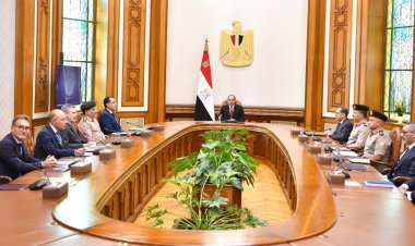 الرئيس السيسى يستقبل عددا من رؤساء شركات التعدين الإيطالية