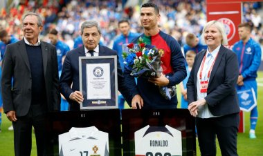 كريستيانو رونالدو يدخل موسوعة «جينيس» بإنجاز كروي جديد