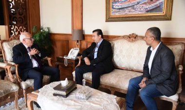 محافظ بورسعيد يتابع سير العمل في مبادرة من أجل مصر لتوريد اللحوم البلدي