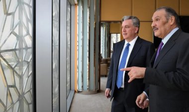 السفير السعودي يرحب بالقائم بالأعمال الأمريكي بمصر