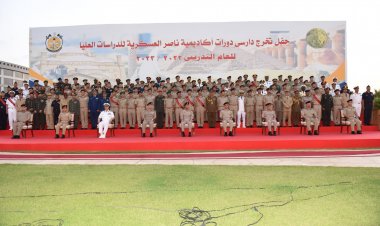 وزير الدفاع يشهد تخرج دورات جديدة من دارسى أكاديمية ناصر العسكرية