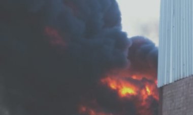 نشوب حريق هائل في مزرعة بالكيلو 52 بطريق مصر اسكندرية الصحراوي | صور