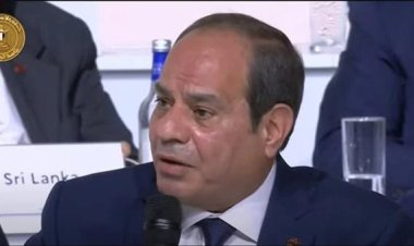 السيسي يوجه رسالة للعالم بشأن مواجهة تغير المناخ