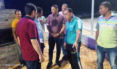 رئيس جهاز النوبارية الجديدة في جولة مسائية لمتابعة مستوى الخدمات وأعمال التطوير