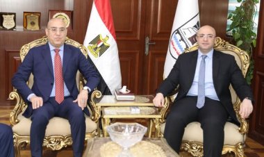 محافظ بني سويف يستقبل وزير الإسكان لافتتاح معرض شباب مصر وتفقد محطة المعالجة بشرق النيل