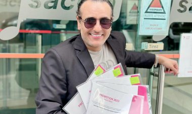 محمد رحيم أول مصري وعربي يحصل على درع التكريم الماسي من جمعية المبدعين الفرنسية