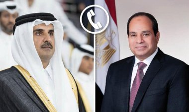 الرئيس السيسي يتلقى اتصالا من أمير قطر للتهنئة بعيد الأضحى المبارك
