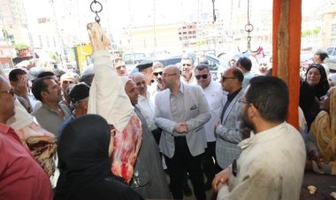 محافظ بني سويف يتفقد شوادر اللحوم تزامناً مع استقبال عيد الأضحى المبارك