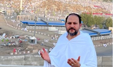 شاهد عماد زيادة بجبل عرفات خلال أداء فريضة الحج