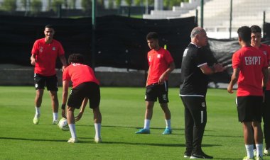 المنتخب الأولمبي يختتم تدريباته استعدادا لمواجهة المغرب بنهائي أمم أفريقيا 