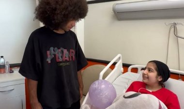 التيك توكر نويل روبنسون في زيارة لمستشفى 57357