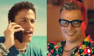 إعلان عمرو دياب وابنه عبد الله يحقق أكثر من 8 ملايين مشاهدة في 24 ساعة ويتصدر التريند