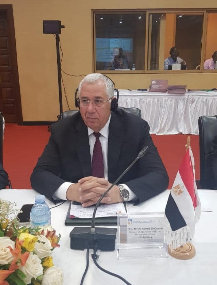 وزير الزراعة يترأس اجتماعات الدورة الـ 29 لمجلس إدارة مرصد الصحراء والساحل في أوغندا