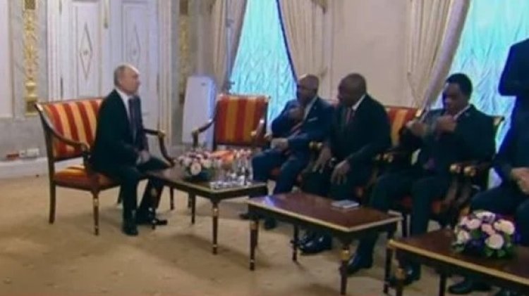 وفد إفريقي يصل بطرسبورج للقاء بوتين وعرض خطة إنهاء حرب أوكرانيا