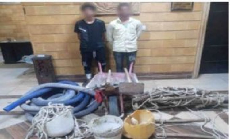 ضبط شخصين بالقاهرة حال قيامهما بالحفر والتنقيب عن الآثار
