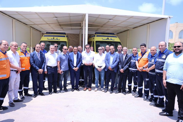 وزير الصحة يتفقد مستشفى مارينا المركزى لمتابعة خطة التأمين الطبى للمدن الساحلية