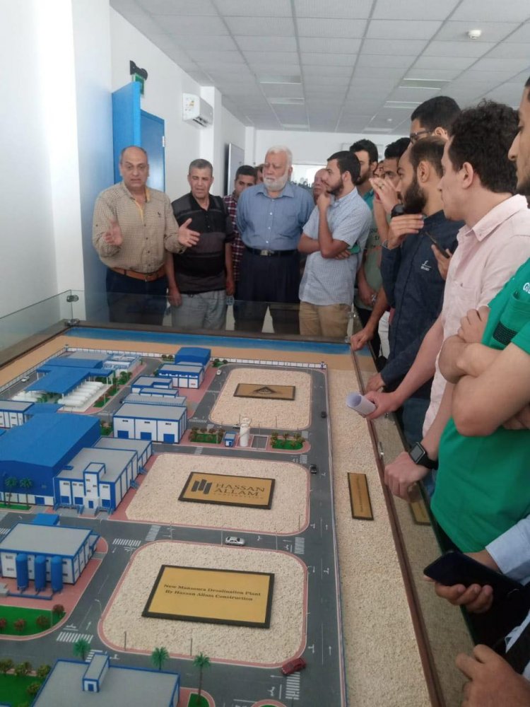 الإسكان: وفد من طلاب كلية هندسة المنصورة يزُور مدينة «المنصورة الجديدة»