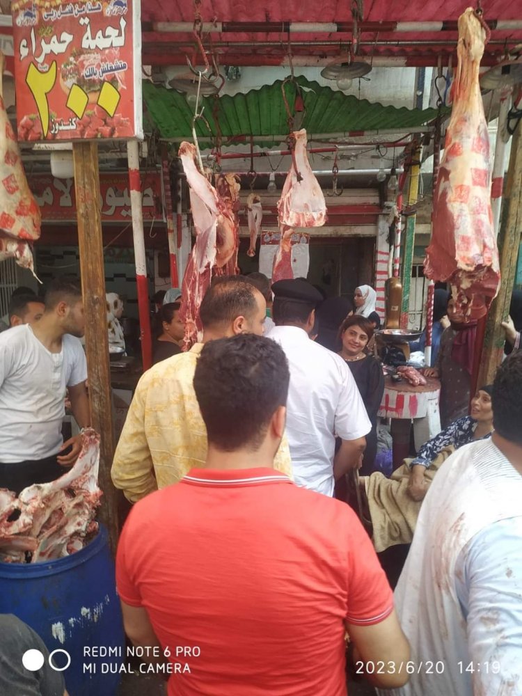 ضبط طن مصنعات لحوم وحواوشي وكبدة غير صالحة للإستهلاك الأدمى بالجيزة