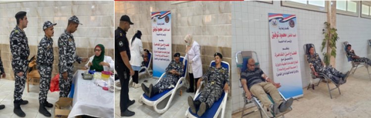 تنظيم حملة للتبرع بالدم بمديرية أمن القاهرة