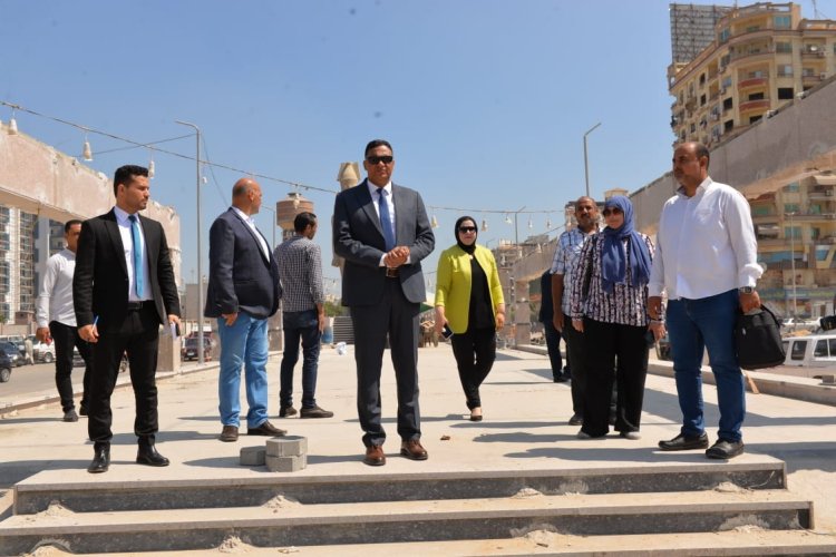 محافظ الدقهلية يوجه بسرعة انتهاء تطوير الشارع أمام استاد المنصورة