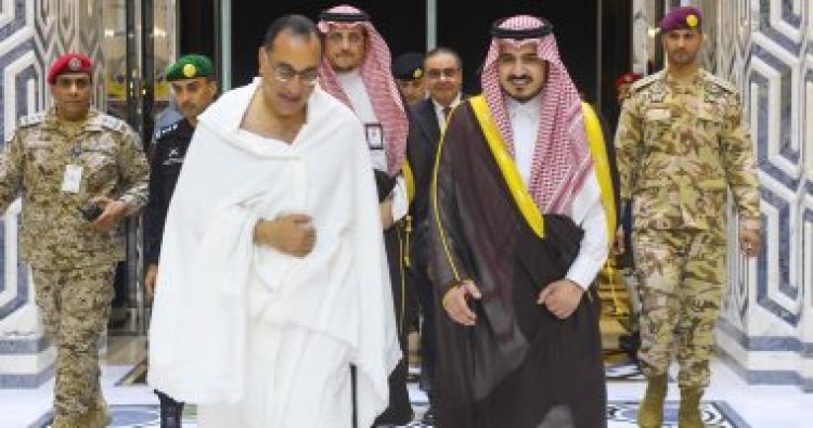 رئيس الوزراء يشهد حفل استقبال من ولى العهد السعودي