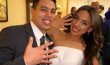 حفيد الزعيم عادل إمام يحتفل بخطبته (صور)