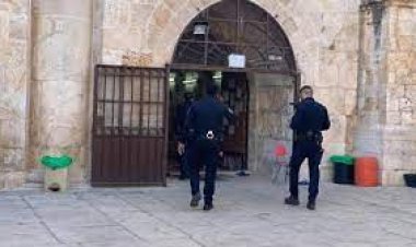 قوات الاحتلال الإسرائيلي تغلق باب الأسباط في المسجد الأقصى