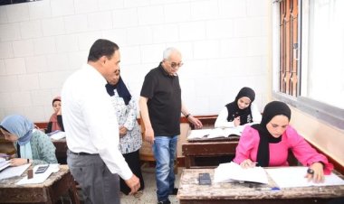 وزير التعليم ومحافظ مطروح يتفقدان لجان امتحانات الثانوية العامة بالمحافظة