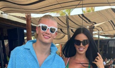 نجم مانشتسر سيتي هالاند في علاقة حب مع ملكة جمال كرواتيا ؟