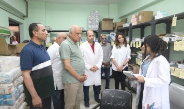 محافظ الجيزة يتفقد مستشفيات الوراق المركزي والتحرير العام لمتابعة انتظام سير العمل
