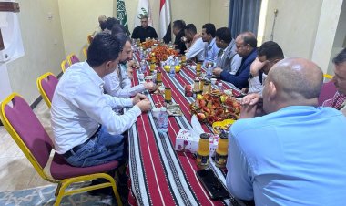 وفد إعلامي وحقوقي رفيع المستوى يزور "مسام" بمأرب