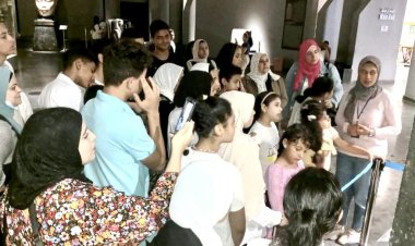 إقبال على متحف كفر الشيخ وورش تلوين للأطفال وعرض قطعتين أثريتين