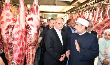 وزير الأوقاف ومحافظ القاهرة يتفقدان تجهيز لحوم الأضاحي بمجزر البساتين