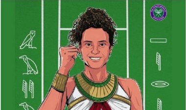 "تتلألأ كالجوهرة النادرة".. حساب ويمبلدون للتنس يتغنى بميار شريف