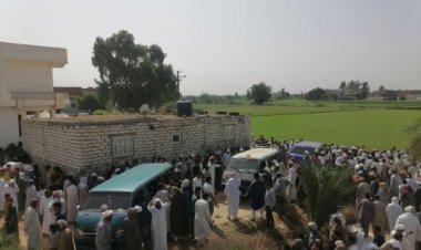 «كانوا رايحين فرح».. تشييع جثامين 6 من أسرة واحدة بالبحيرة