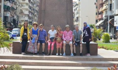 جولة سياحية لرواد الباخرة «CLUB MED 2» للمناطق الترفيهية و الآثرية في بورسعيد