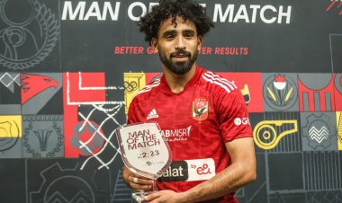 مروان عطية رجل مباراة الأهلي والإسماعيلي