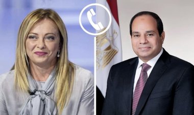 الرئيس السيسي يتلقى اتصالاً هاتفياً من رئيسة وزراء إيطاليا لبحث التعاون الثنائي