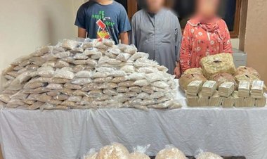 القبض على رجل وسيدة وشاب بحوزتهم مخدرات ثمنها 36 مليون جنيه بالدقهلية
