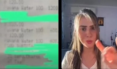 زجاجة مياه بـ «3024 جنيه».. بلوجر تسخر من ارتفاع الأسعار في أحد المطاعم