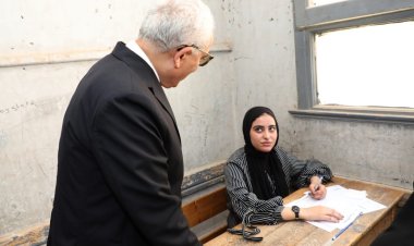 وزير التعليم ومحافظ سوهاج يتفقدان لجان امتحانات الثانوية العامة بإدارتي أخميم ودار السلام التعليمية