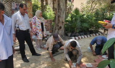 محافظ كفر الشيخ: استمرار أعمال التطوير بتركيب بلاط الإنترلوك بالشوارع الضيقة