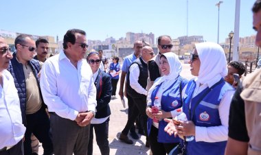 وزير الصحة ومحافظ الإسكندرية يتفقدان مقرات حملة 100 يوم صحة