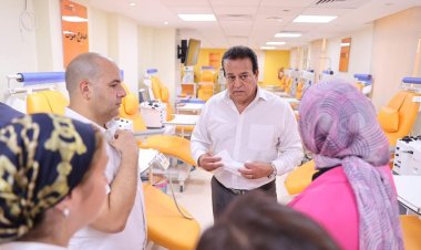 وزير الصحة يتفقد المركز الإفريقى لصحة المرأة بالإسكندرية