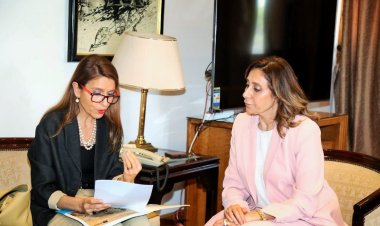 وزيرة الثقافة تبحث مع مديرة اليونسكو الاحتفاء بمرور 20 عامًا على اتفاقية صون التراث غير المادي