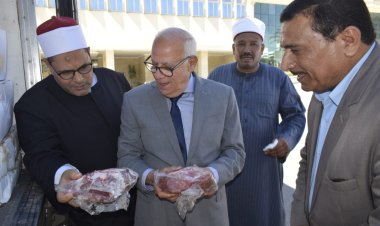 بورسعيد تتسلم 2 طن لحوم من الأوقاف ضمن مشروع صكوك الأضاحي