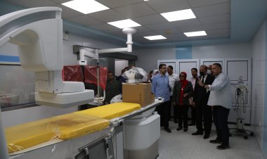 محافظ كفر الشيخ يتفقد مبنى قسطرة القلب والعناية المركزة بمستشفى دسوق العام