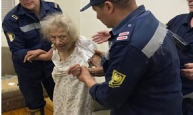 انقاذ سيدة مسنّة عقب تعثرها بمسكنها في مدينة نصر