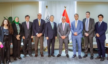 رئيس المنطقة الاقتصادية لقناة السويس يستقبل السفير الكوري الجديد لبحث ملفات التعاون المشترك