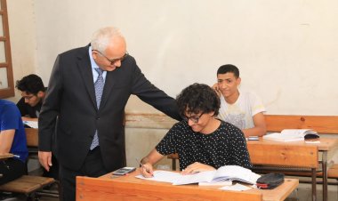 وزير التعليم يختتم جولاته لمتابعة سير امتحانات الثانوية العامة بالجيزة